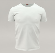 Футболка мужская,  тонкий воротник (оптом)