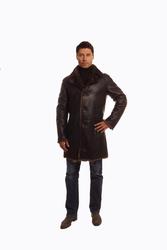 Стильная дубленка из натуральной кожи VALENTINI.