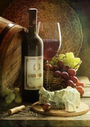 Домашнее грузинское сухое вино Саперави, Ркацители