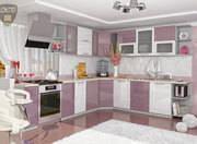 Кухня эконом-класса Олива-Сирень