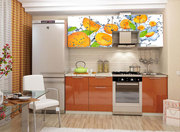 Кухня с фотопечатью Абрикос
