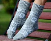 Шерстяные носки, гольфы, варежки.