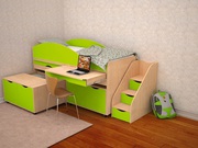 Детская кровать (3-12 лет) Караван 5/2.