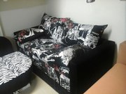 Диван выкатной с подушками