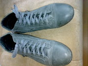 зимние ботинки натуральный мех и кожа. продаю потому что не подошёл цв