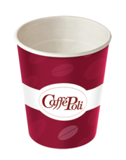 Стакан бумажный с логотипом Кофе Поли