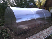 Теплица арочного типа из поликарбоната