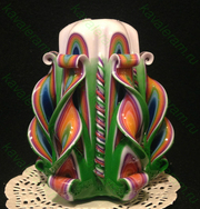 Резные свечи ручной работы, подарочные.