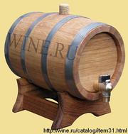 Дубовые бочки от Сысоева,  высокое качество,  кавказский дуб,  обжиг