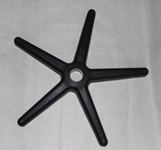 Основа-база (пятилучие,  крестовина) для ремонта офисного кресла