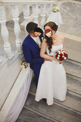 Свадебное платье A-силуэта