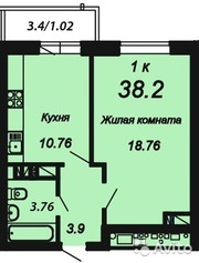 Продам квартиру недорого в новом кирпичном доме.