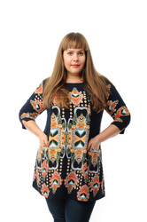 Женская одежда модная большого размера