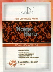 Детоксикационный пластырь для ног Master Herb