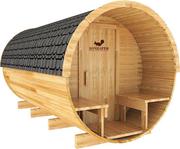 Баня-бочка, 3 м, 1 секция, из хвои/осины