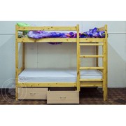 Двухъярусная кровать из массива сосны 70х160