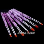 Наборы кистей для маникюра (7 штук) Кисточка для ногтей