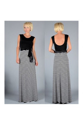 Оригинальное платье в полоску артикул - Артикул: AM6251