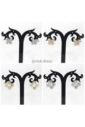 Серьги с цирконами артикул - Артикул: ser_06-3