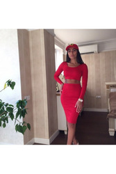 Костюм топ+юбка артикул - Артикул: Ам9251-2