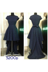  Вечернее платье со шлейфом	 артикул - Артикул: Ам8011-2	