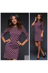  Оригинальное платье в горох	 артикул - Артикул: Ам9228-22	