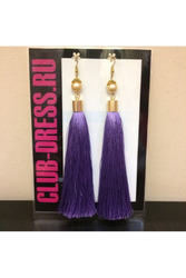  Серьги кисти ручной работы	 артикул - Артикул: kist_08	