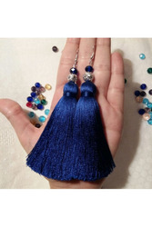  Серьги кисти ручной работы	 артикул - Артикул: kist_14	