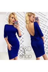  Платье с открытой спиной	 артикул - Артикул: Ам9259-3	