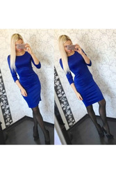  Трикотажное платье футляр	 артикул - Артикул: Ам9268-1	