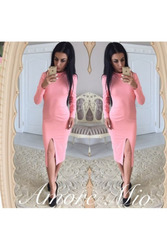  Классическое платье под горло	 артикул - Артикул: Ам9271-1	