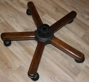 Крестовина (пятилучие) с колесами для ремонта руководительского кресла