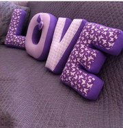 ПОДУШКИ-БУКВЫ. МЯГКИЕ БУКВЫ