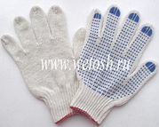 Перчатки хб с пвх и без пвх в ассортименте