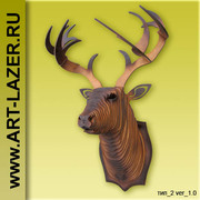 Голова оленя на стену,  голова лося из дерева,  подарочные наборы