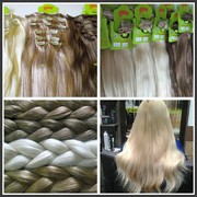 Волосы на лентах с имитацией роста волос. Натуральные волосы