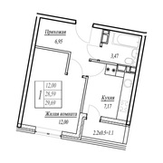 Квартира в ЖК 