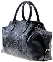 Сумка женская из натуральной кожи Meyninger Flint black