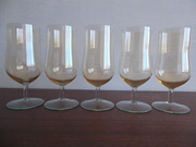 Фужеры стеклянные б/у