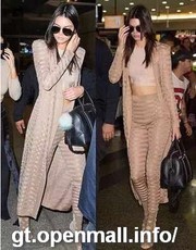 Кардиган удлинённый женский в комплекте с брюками.