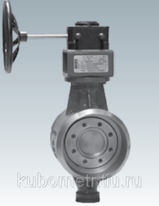 Затвор трехэксцентриковый BROEN ,  присоединение сварка