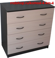 Новые комоды,  4 выдвижных ящика.