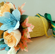 Букет из конфет на 1 сентября 