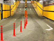 Парковочные столбики анкерные,  бетонируемые,  передвижные,  съемные