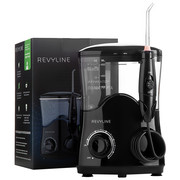 Бюджетный ирригатор Revyline RL100 в чёрном цвете с 7 насадками